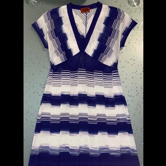 Missoni Orange Label Italy Mini Dress w/ Slip 40